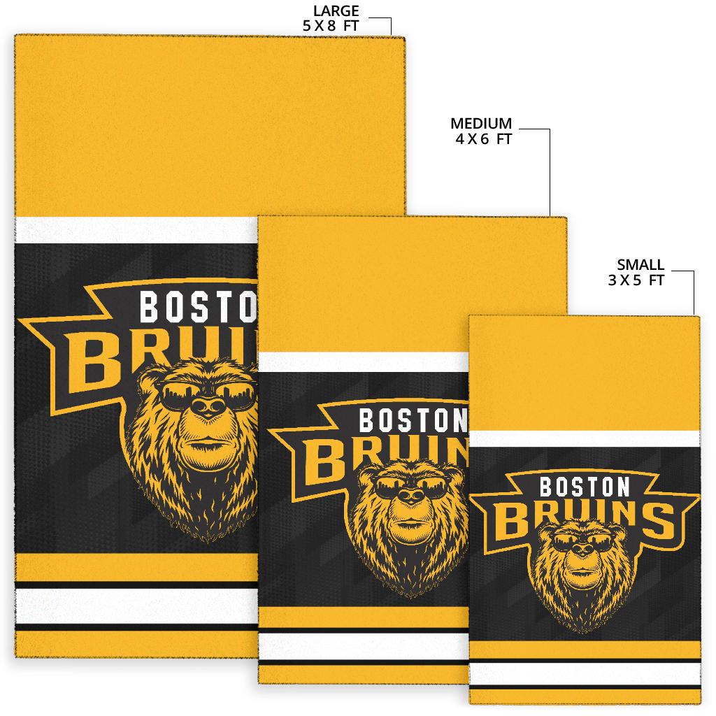 Boston Bruins Hockey Area Rug A21