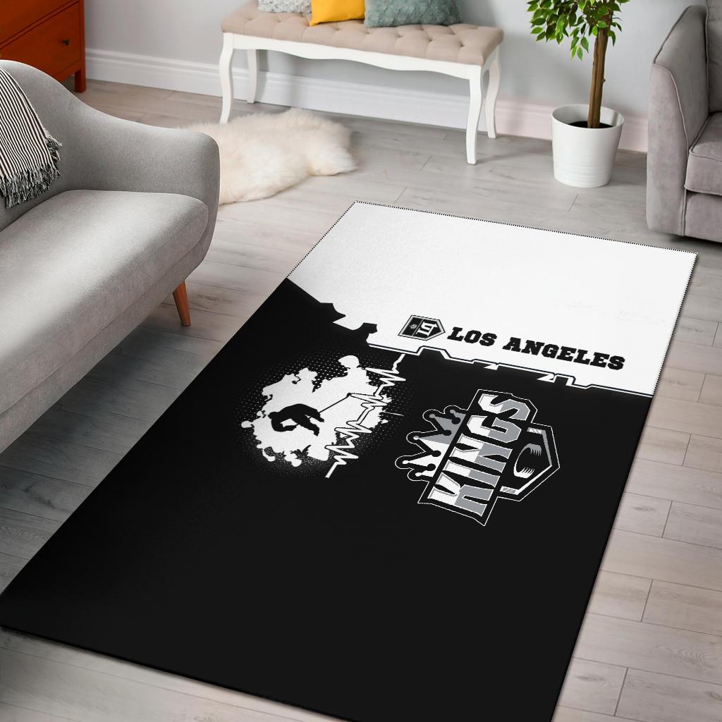 Los Angeles Kings Hockey Area Rug Special Jersey A31