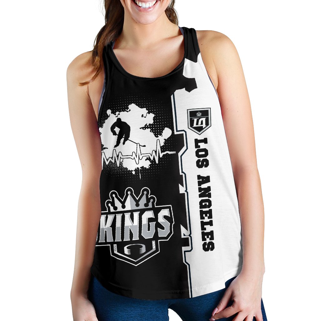 Los Angeles Kings Hockey Women’s Racerback Tank Special Jersey A31