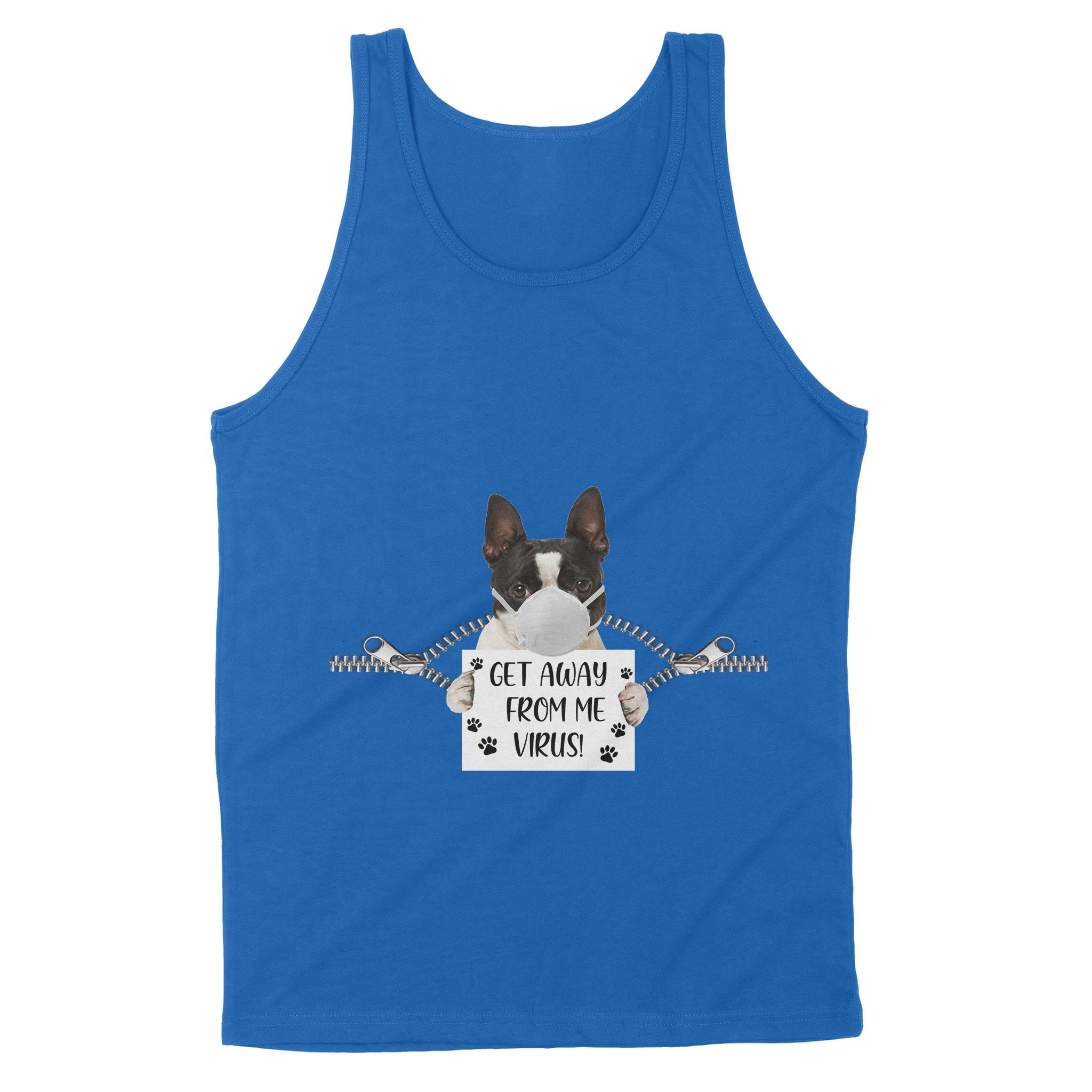 Boston Terrier Get away – Standard Tank, Gift for him, gift for you, gift for her, gift for dog lover, gift for boston terrier lover