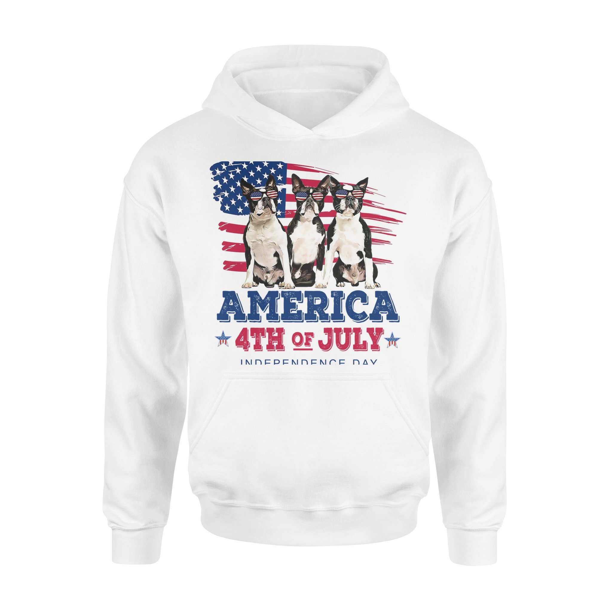 America 4th of july indepenence day, boston terrier freedom t shirt – Standard Hoodie, Gift for you, gift for her, gift for him, gift for dog lover, gift for Boston Terrier lover