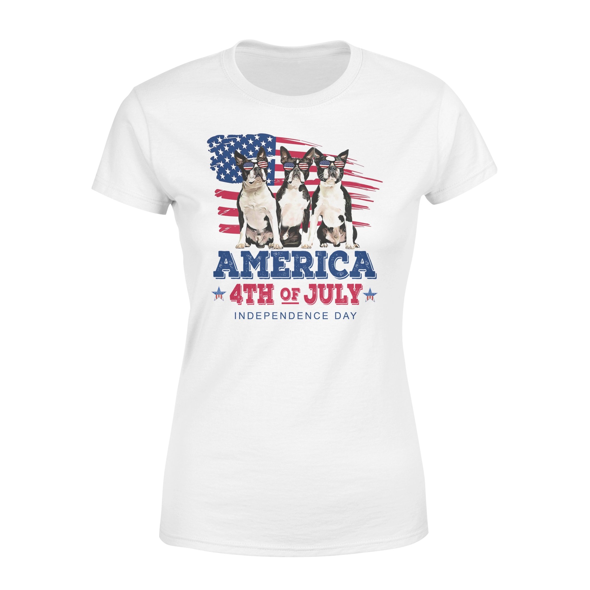 America 4th of july indepenence day, boston terrier freedom t shirt – Standard Women’s T-shirt, Gift for you, gift for her, gift for him, gift for dog lover, gift for Boston Terrier lover