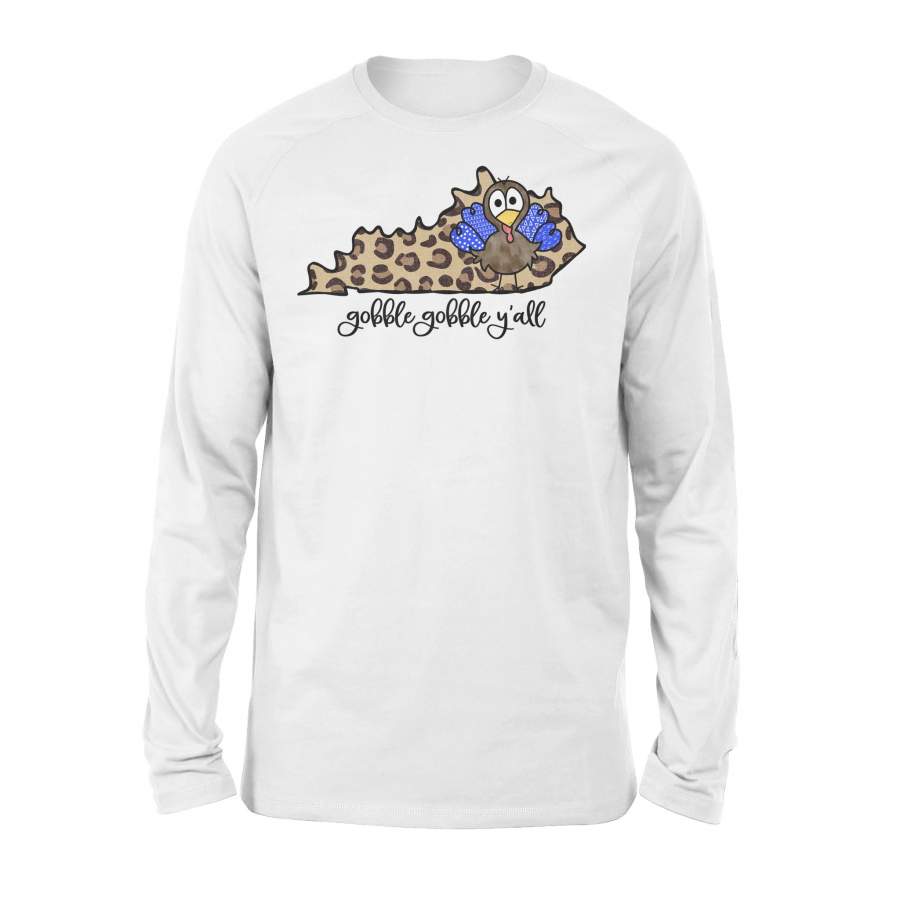 Dngfashion ‘s Kentucky Thanksgiving Turkey Wildcat Kentucky Shirt – Standard Long Sleeve – – –