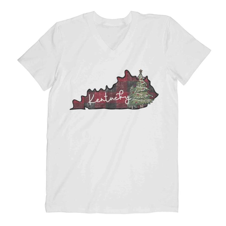 Dngfashion ‘s Kentucky Christmas Comfort V-neck