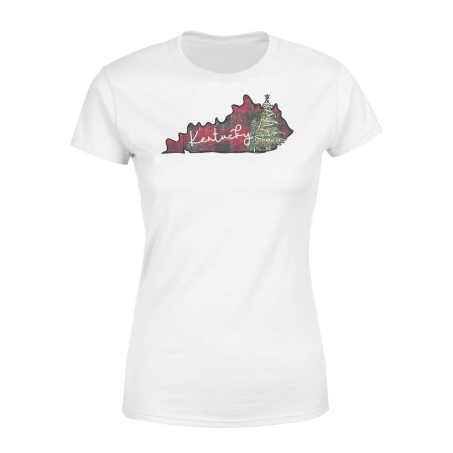 Dngfashion ‘s Kentucky Christmas Standard Women’s T-shirt