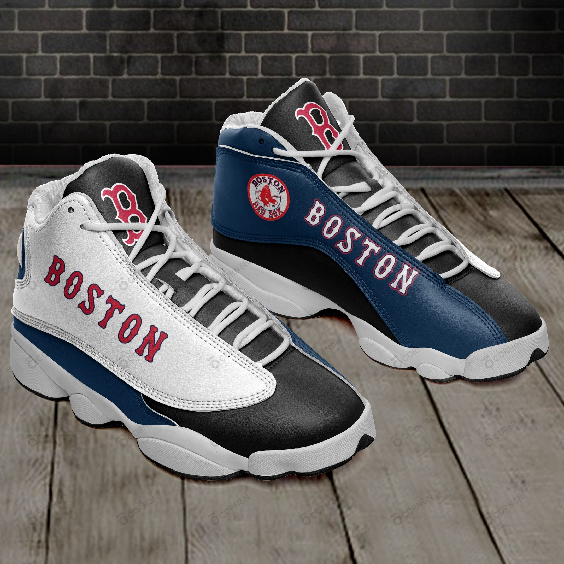 Boston Red Sox Air JD13 Sneakers 059