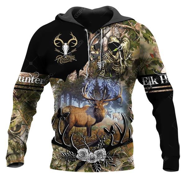 Elk Hunting Camo 3D All Over Print | Unisex | Adult | Ht4933