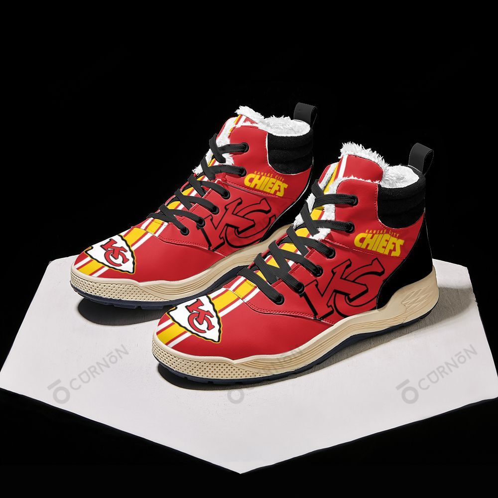 Kansas City Chiefs Winter High Top Fashion Sneaker 27