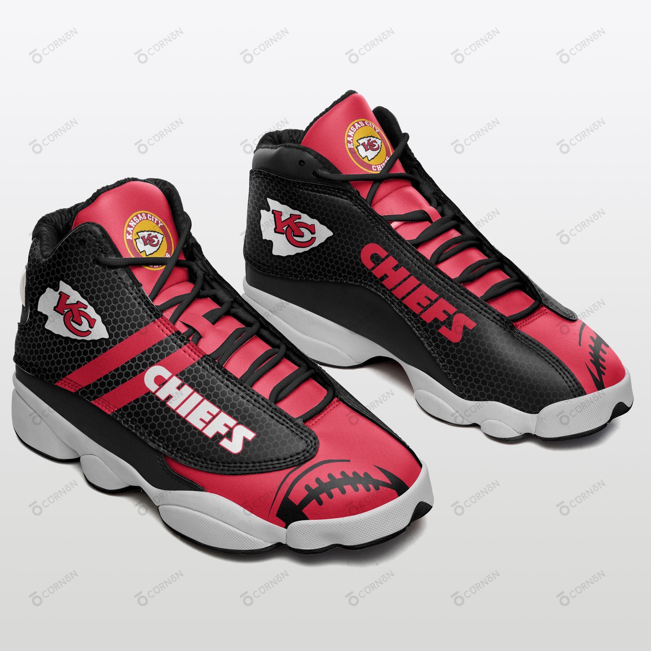 Kansas City Chiefs Air JD13 Sneakers 535