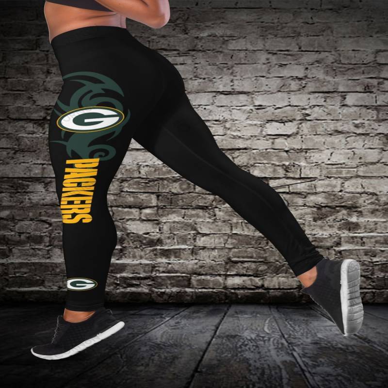 Green Bay Packers Leggings And Tank Top Limited 005