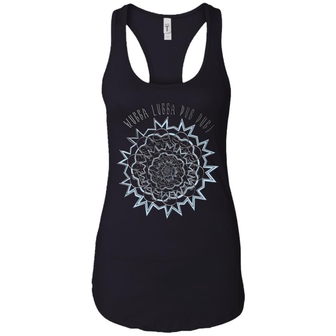 Rick And Morty Wubba Lubba Dub Dub Slogan Women Tank