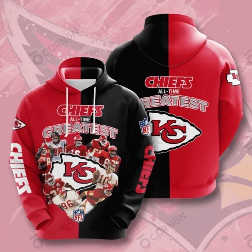 KANSAS CITY CHIEFS 3D HOODIE 3020