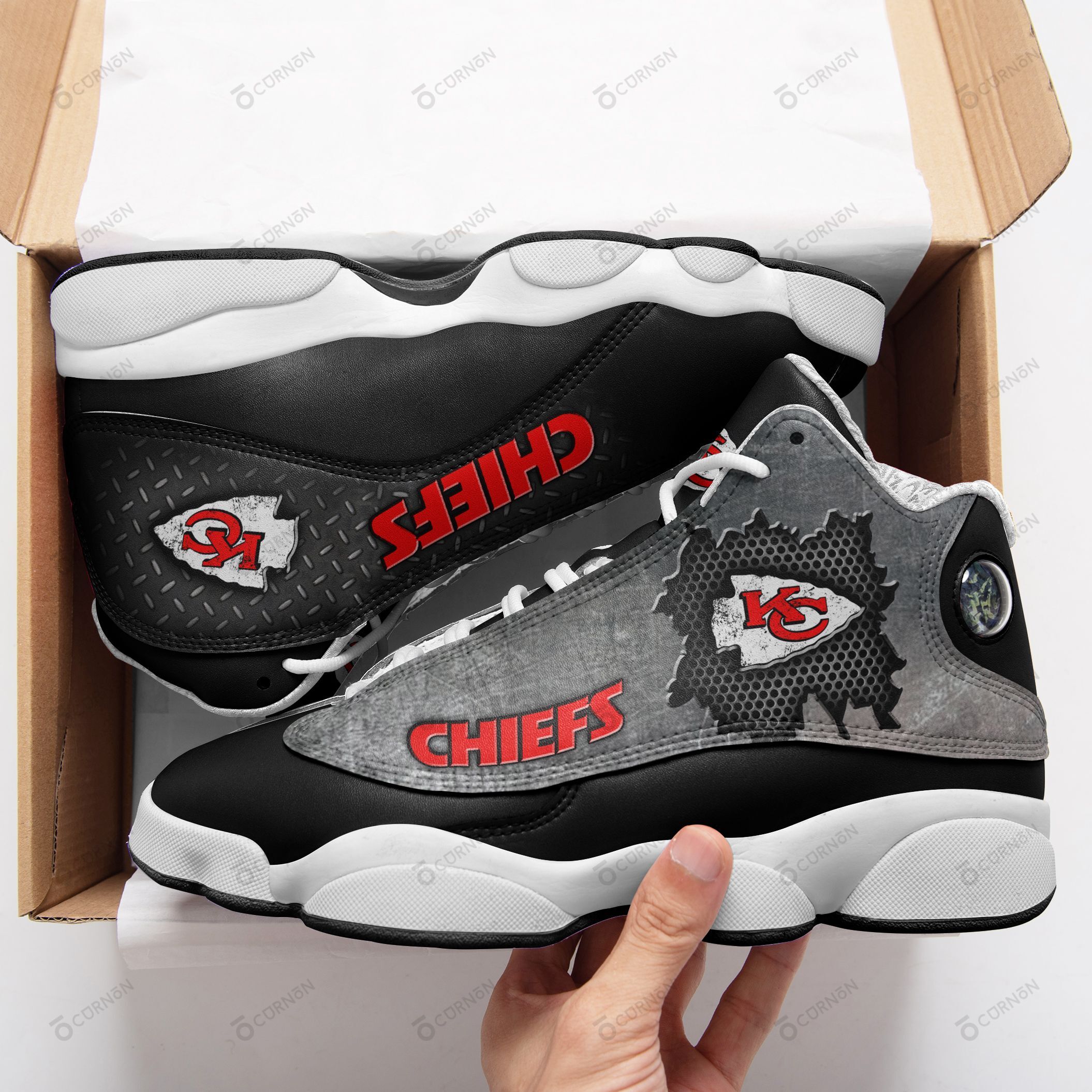 Kansas City Chiefs Air JD13 Sneakers 210