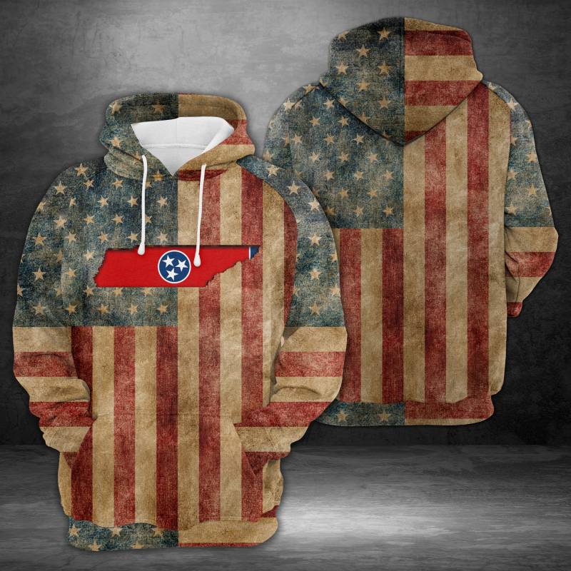 Great Tennessee Inside American H22511 – All Over Print Unisex Hoodie