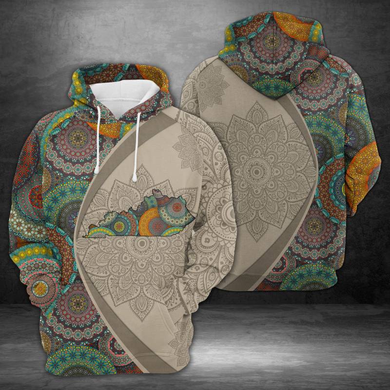 Kentucky Mandala H27521 – All Over Print Unisex Hoodie