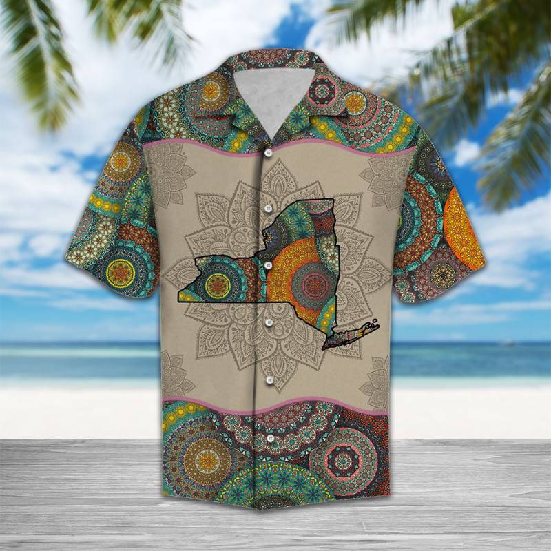 Awesome New York Mandala H27010 – Hawaii Shirt