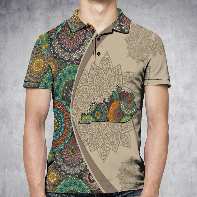 Kentucky Mandala H30751 – All Over Print Polo Shirt