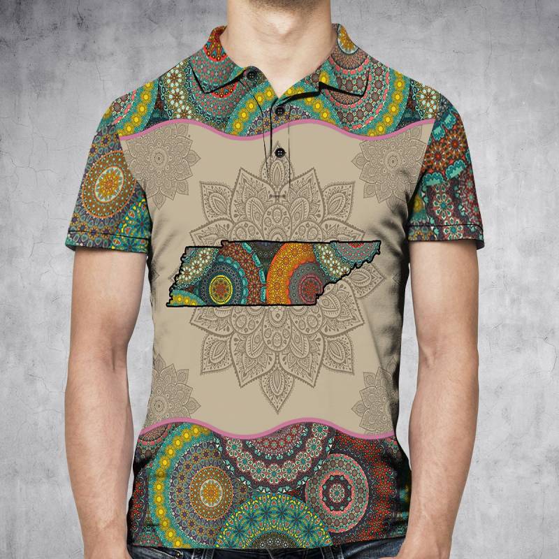 Awesome Tennessee Mandala H30756 – All Over Print Polo Shirt