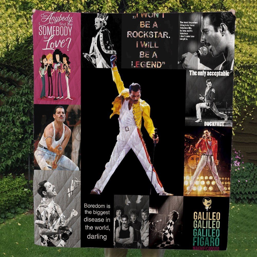 3D QUILT Freddie Mercury Legend P197 PD