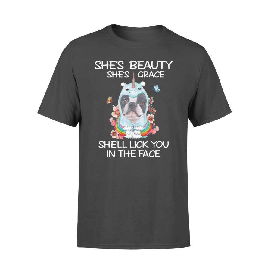 Gear Liberty Boston Terrier Unicorn Funny Plus size t shirt with saying for womens mom ladies