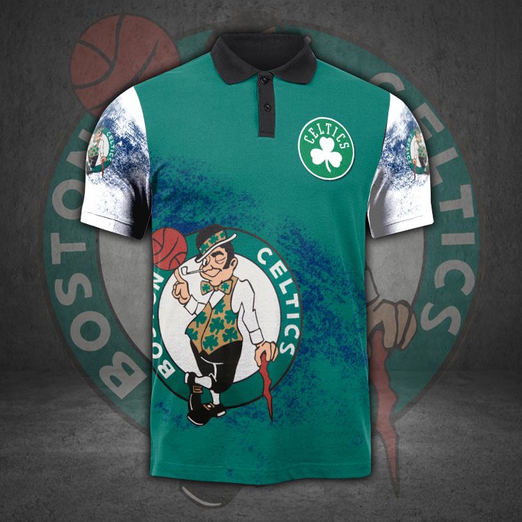 Boston Celtics Polo Shirts 3D TN2309130