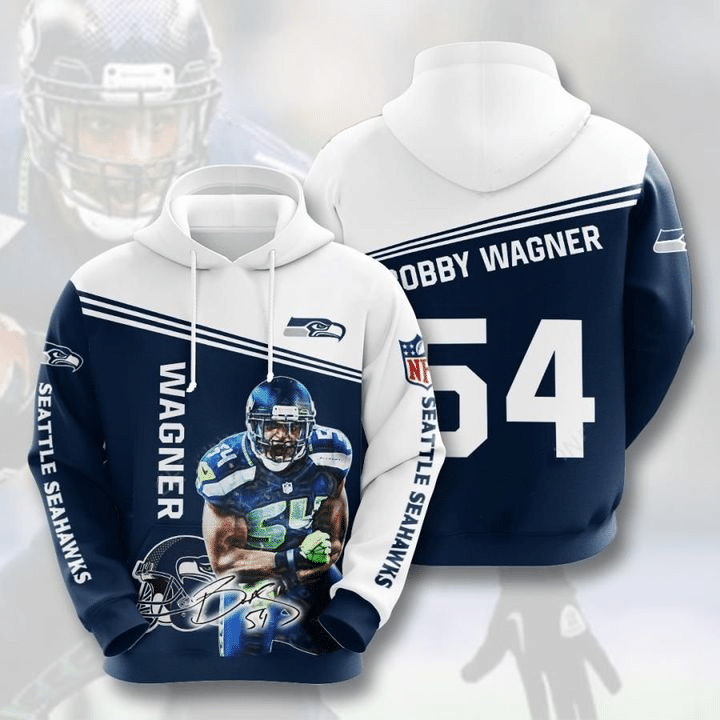 Bobby Wagner Seattle Seahawks All Over Printed Hoodie HN210940