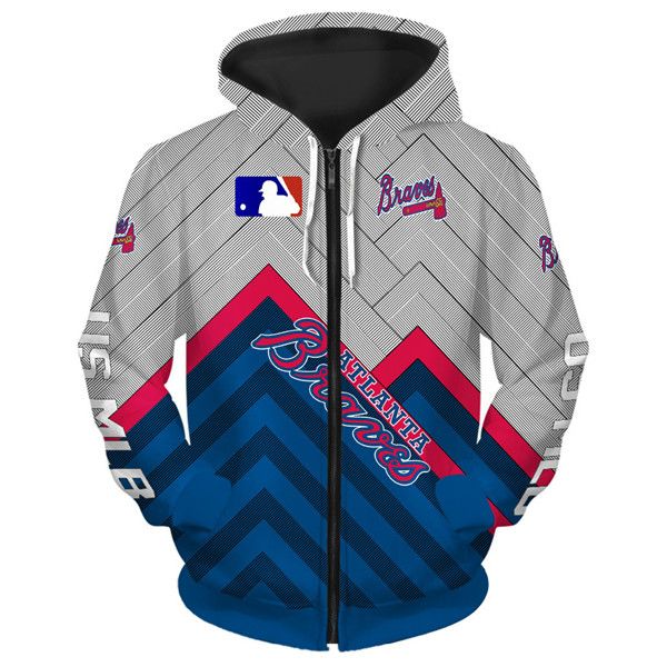 Atlanta Braves All Over Printed Hoodie HN210949