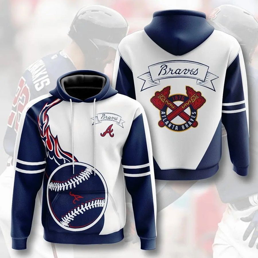 Atlanta Braves All Over Printed Hoodie HN210955