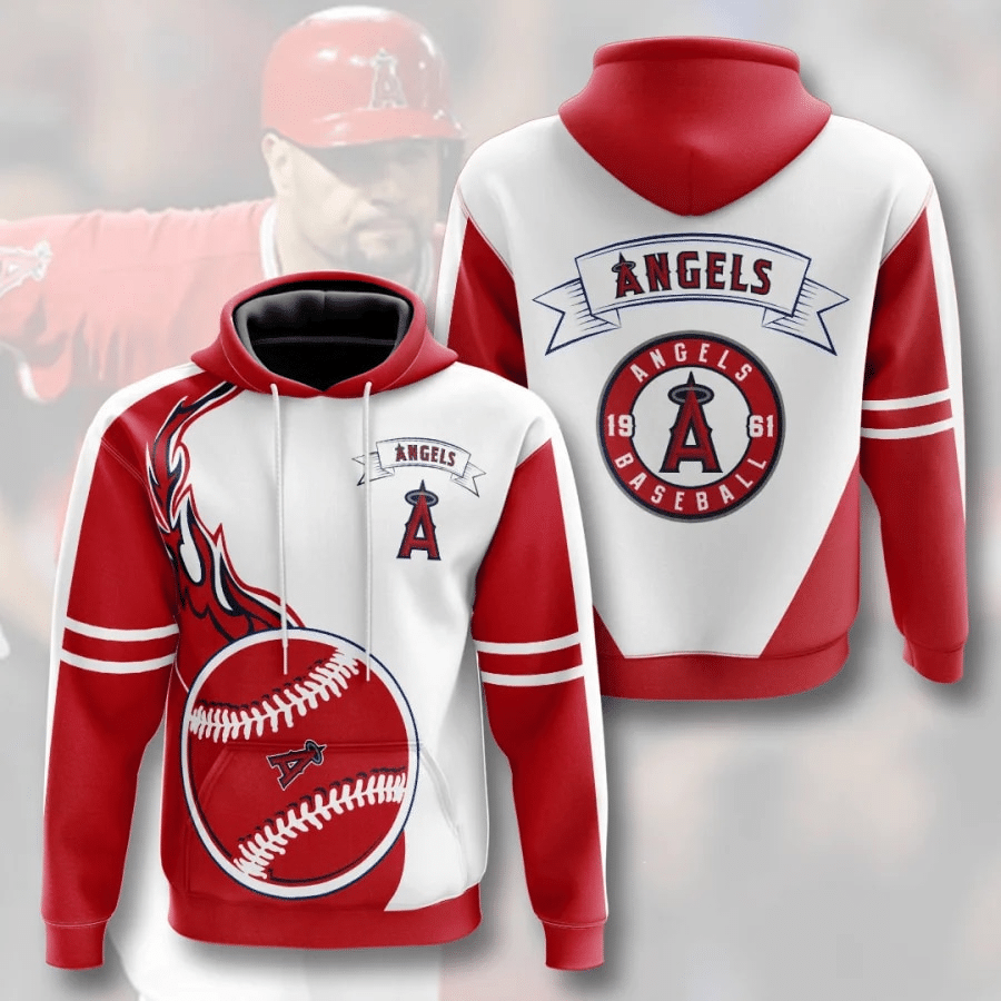 Los Angeles Angels logo All Over Printed Hoodie HN220913