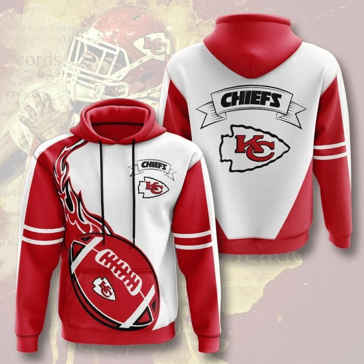 Kansas City Chiefs All Over Printed Hoodie TN240916