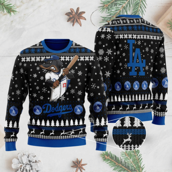 Los Angeles Dodgers 3D Ugly Christmas Sweater TN041163