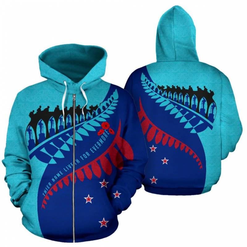 Aotearoa Zip Up Hoodie – Fiveth For Evermore LB K7