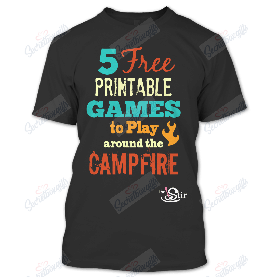 Five Free Printable Games YW2502007CL T-Shirt