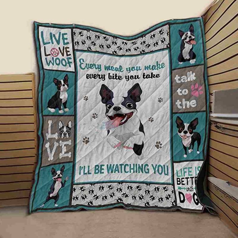 Boston Terrier For My Life Quilt