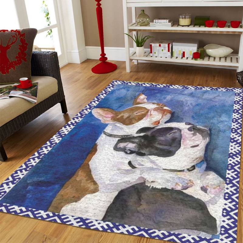 Boston Terrier Sleepy Friends TB160996 Rug