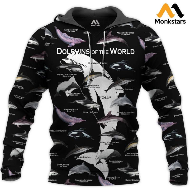 Dolphins Of The World Hoodie