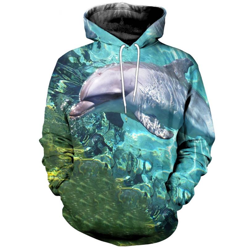 DolphinsIn Ocean VNV36 Hoodie