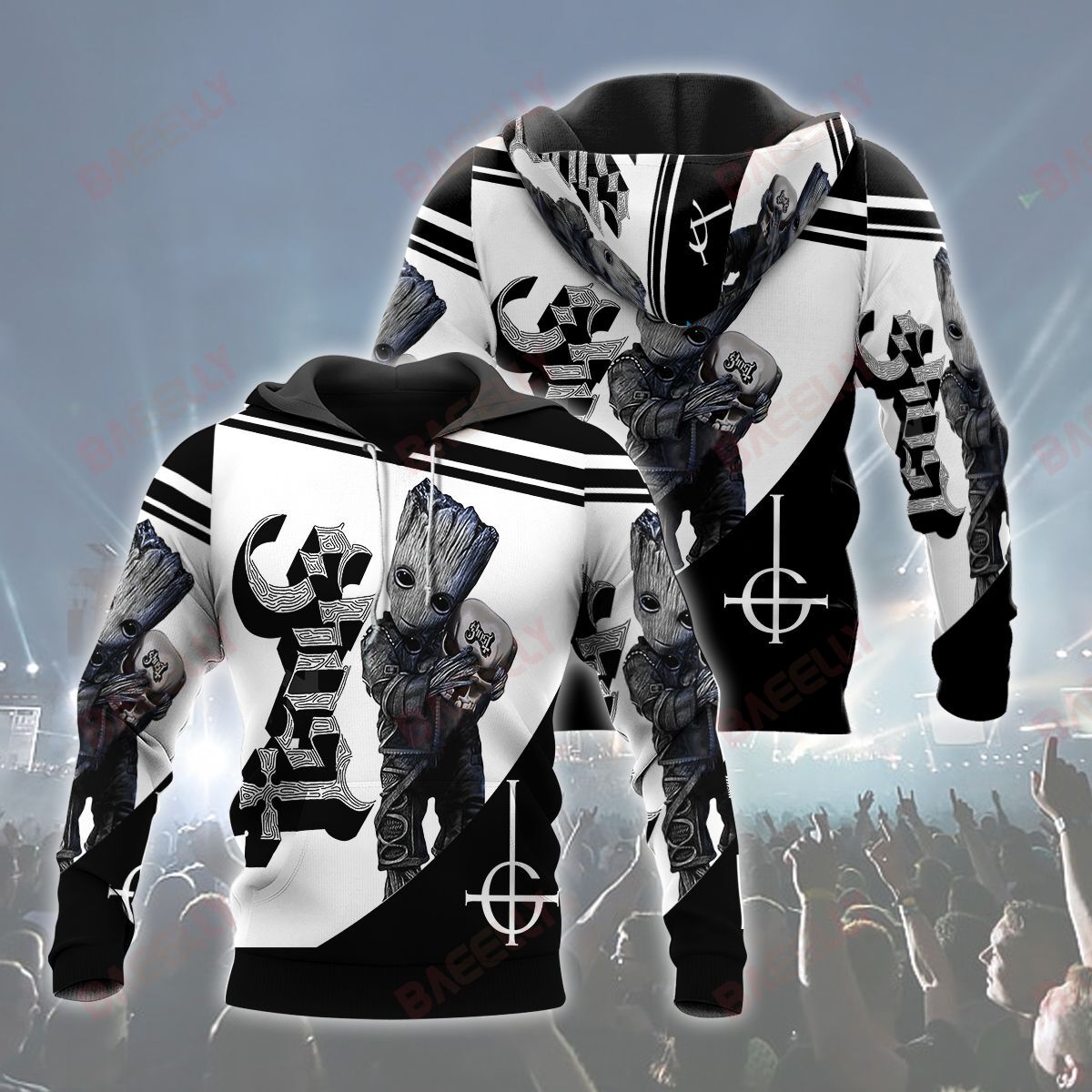 Baeelly? Ghost Hoodie 3D – MTG3