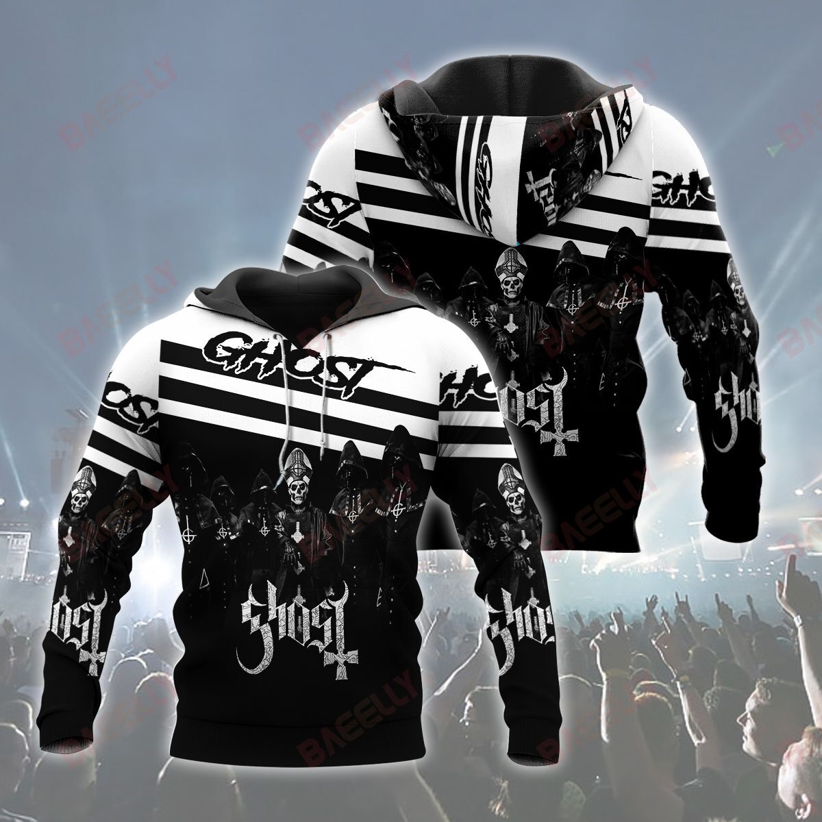 Baeelly? Ghost Hoodie 3D – MTG4