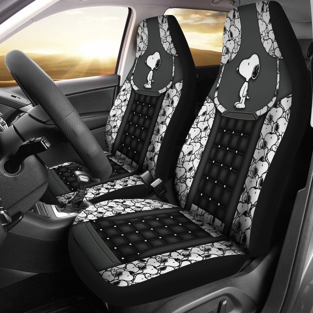 77TTTTM- SNO Snoopy 3 CAR SEAT COVERS