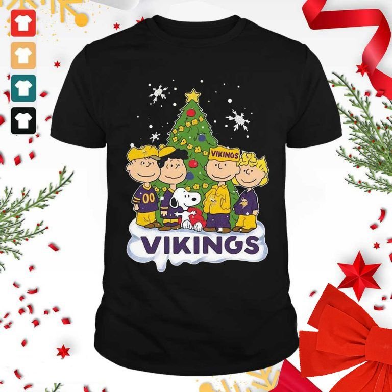 4TTTSNOOPY-Vikings – Hot Snoopy The Peanuts Minnesota Vikings Christmas Tree Shirt