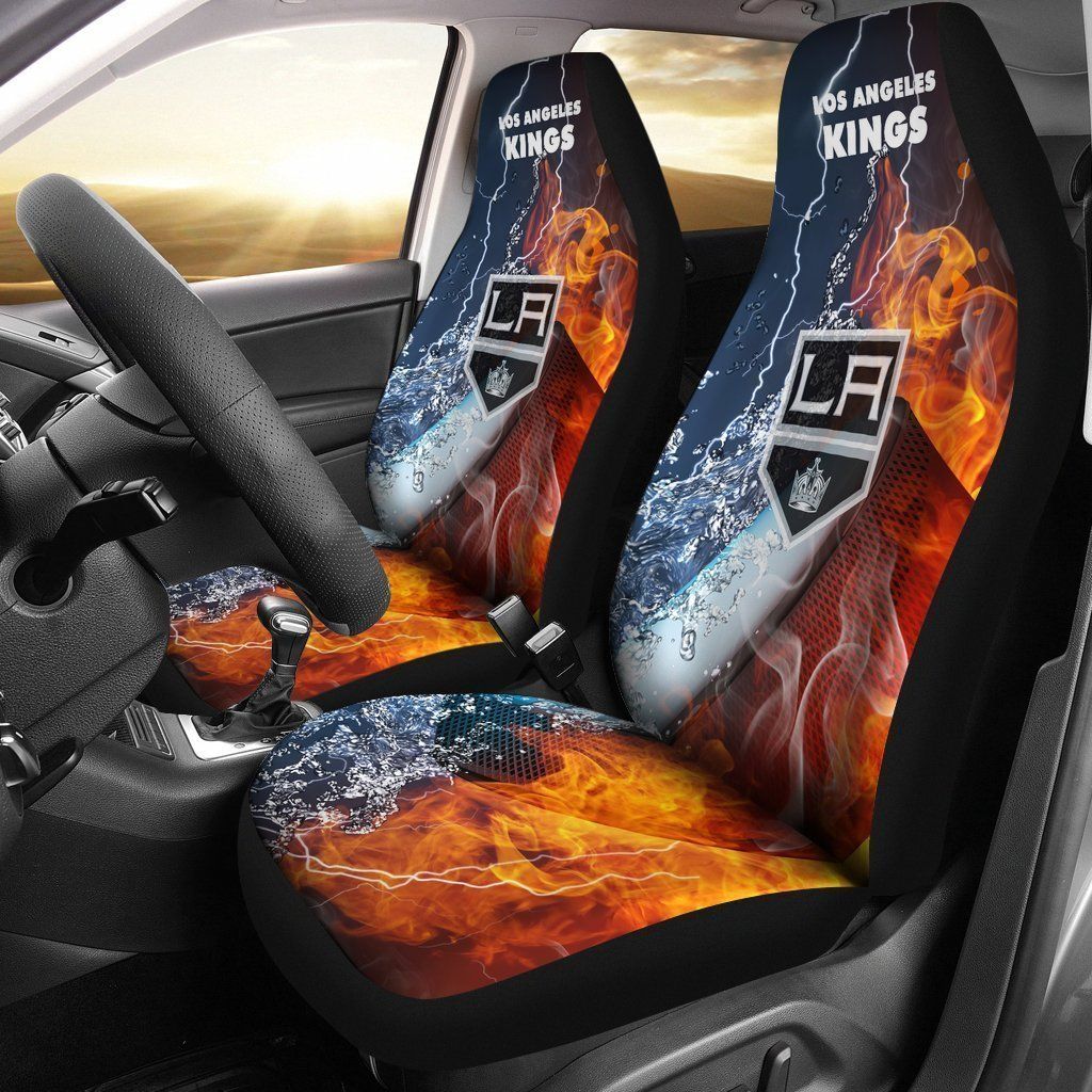 Los Angeles Kings Car Seat Covers 2pcs v4