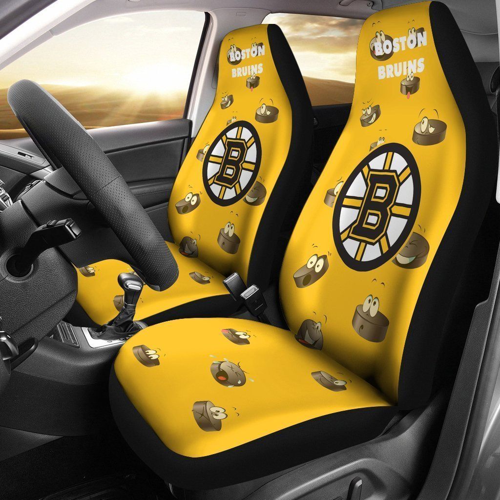 Boston Bruins Car Seat Covers 2pcs