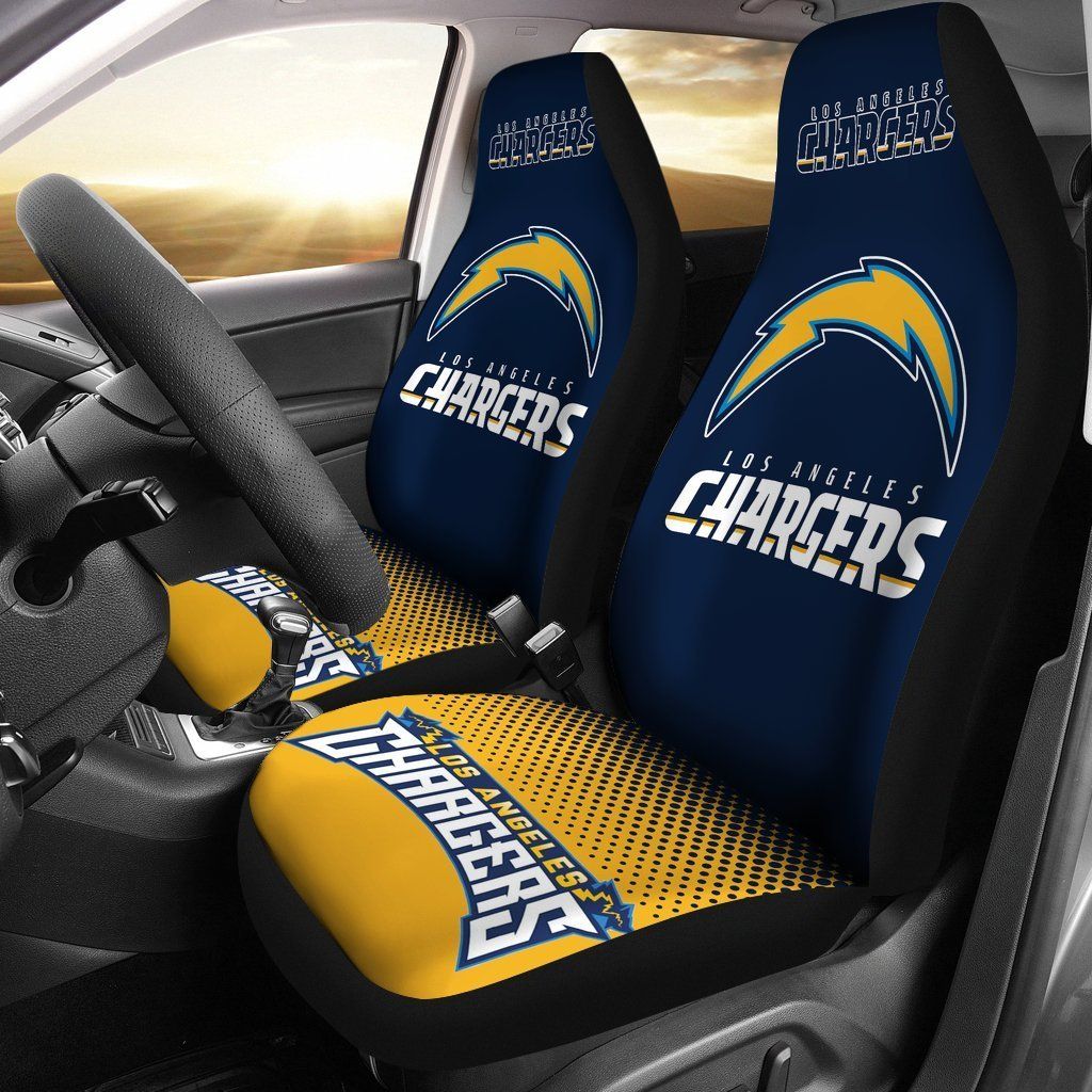 Los Angeles Chargers Car Seat Covers (Set Of 2)