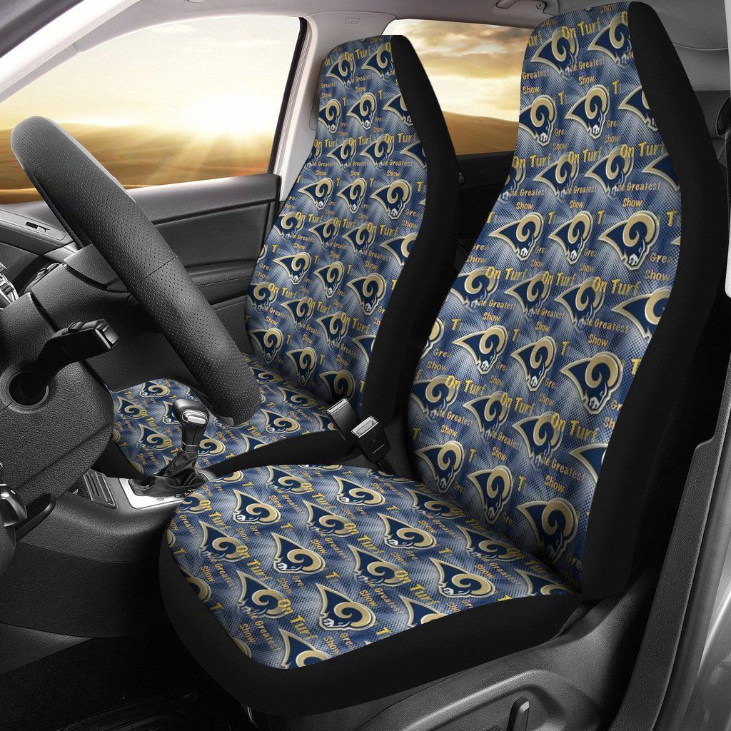 Los Angeles Rams Car Seat Covers v3