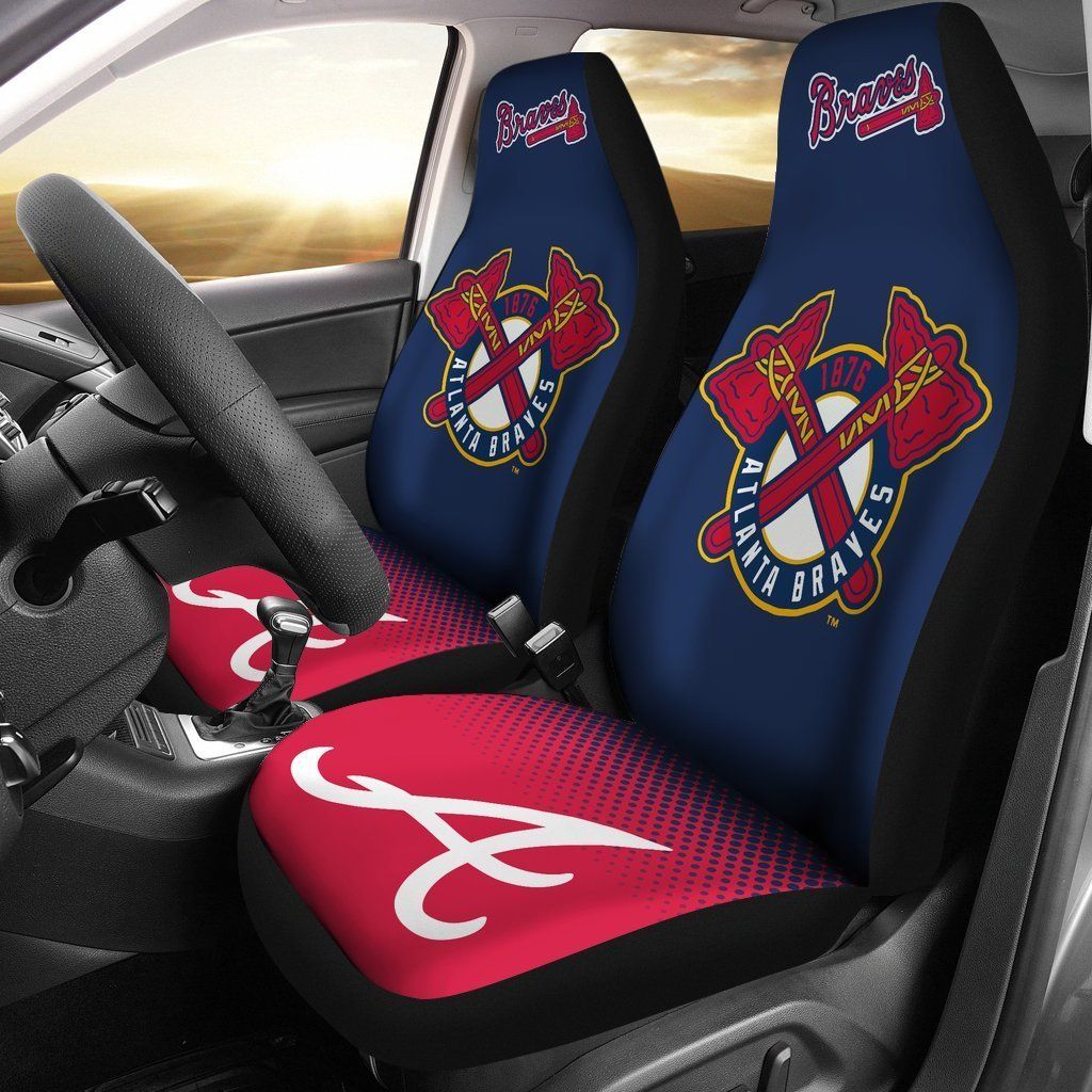 Atlanta Braves Seat Covers (Set Of 2)