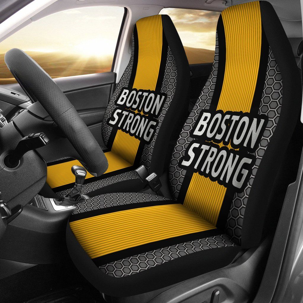 Boston Bruins Strong Inspired Car Seat Covers