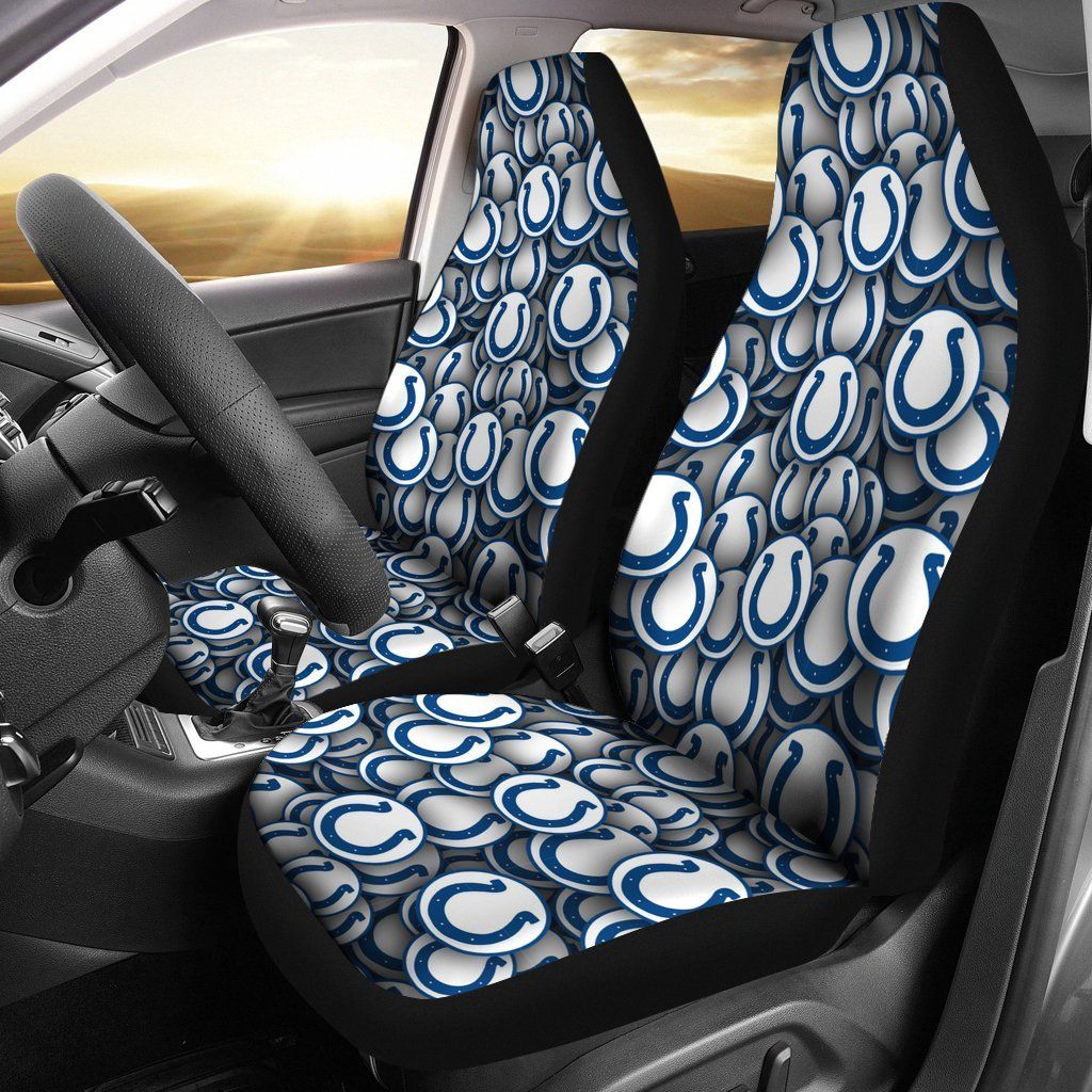 Indianapolis Colts Car Seat Covers v3