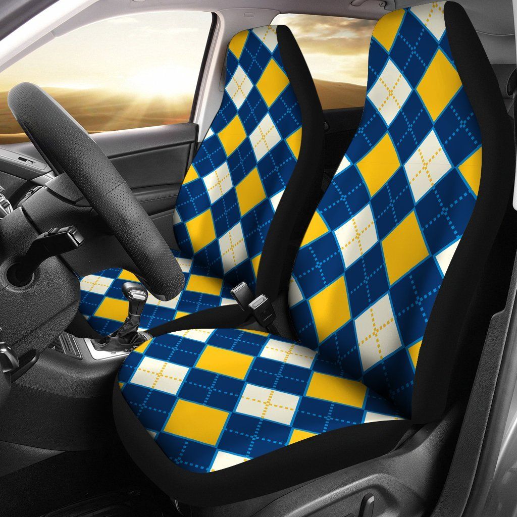 Los Angeles Chargers Fans Car Seat Covers Argyle Los Angeles Football