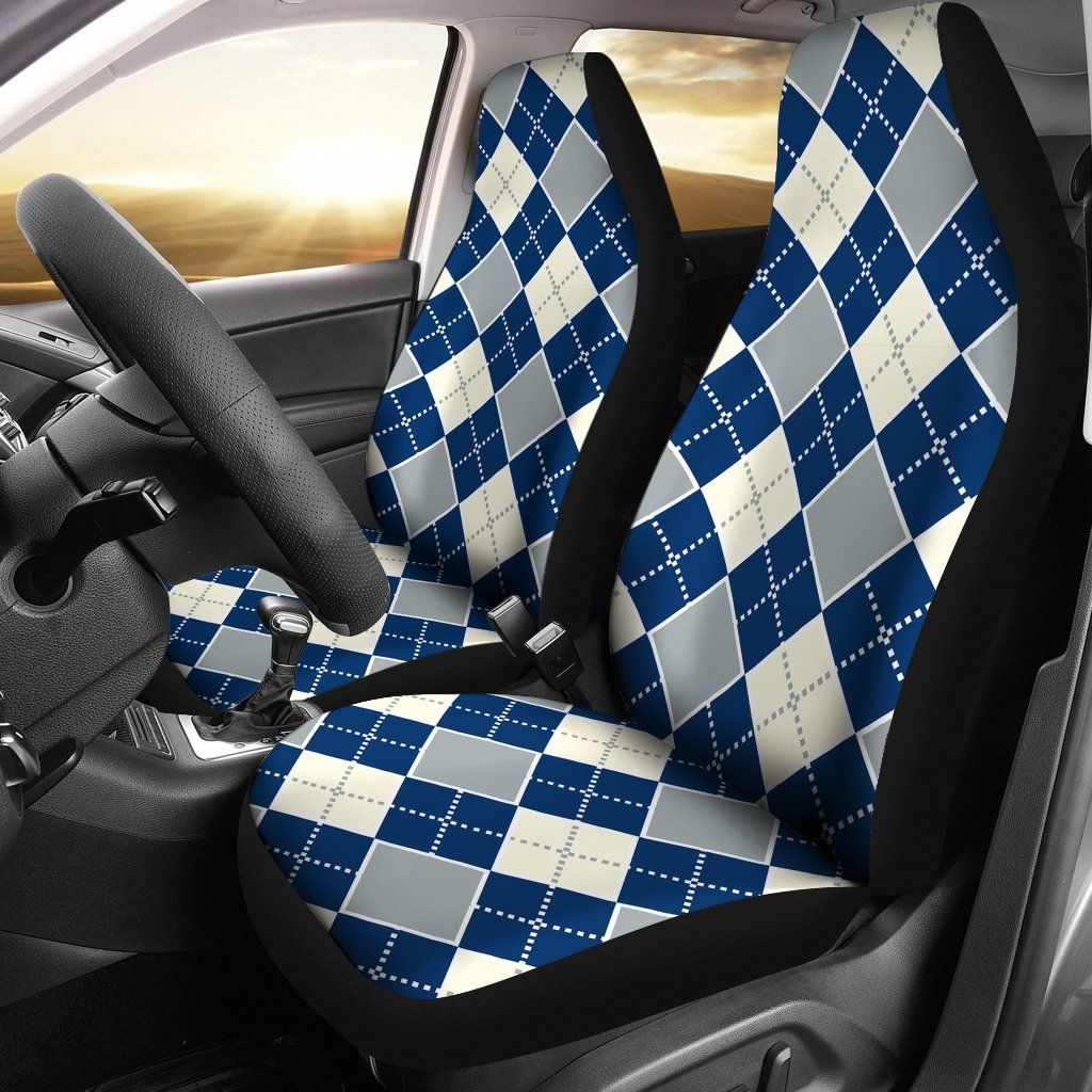 Indianapolis Colts Fans Car Seat Covers Argyle Colts Football